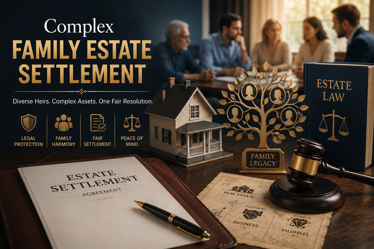 Complex Family Estate Settlement